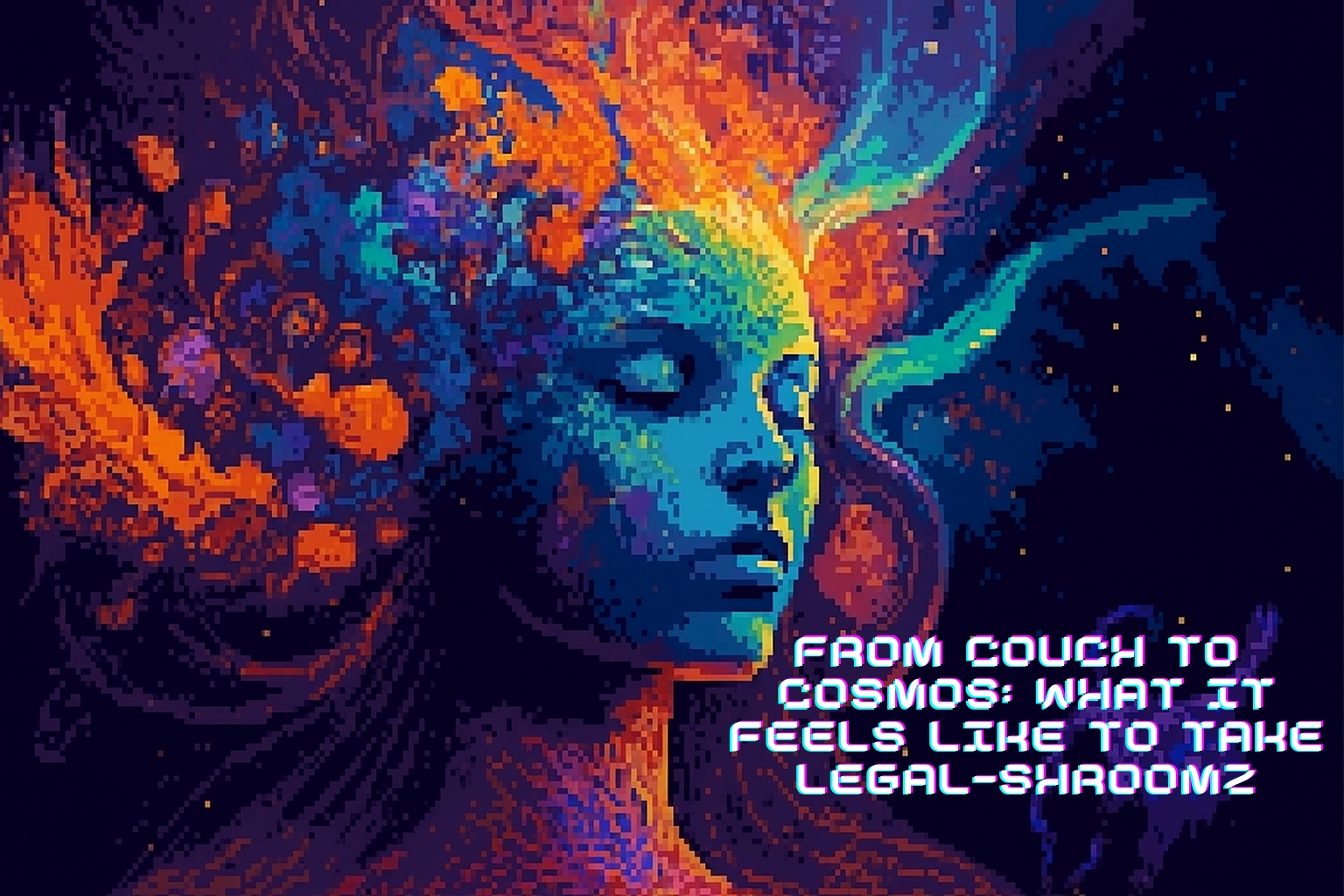 Imagine lifting off from the comfort of your couch to cosmos and gently gliding into a playful, vibrant, and vivid new world 